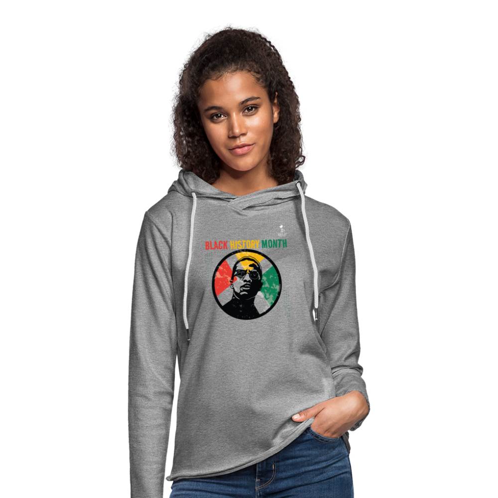 Malcom X Lightweight Terry Hoodie - heather gray
