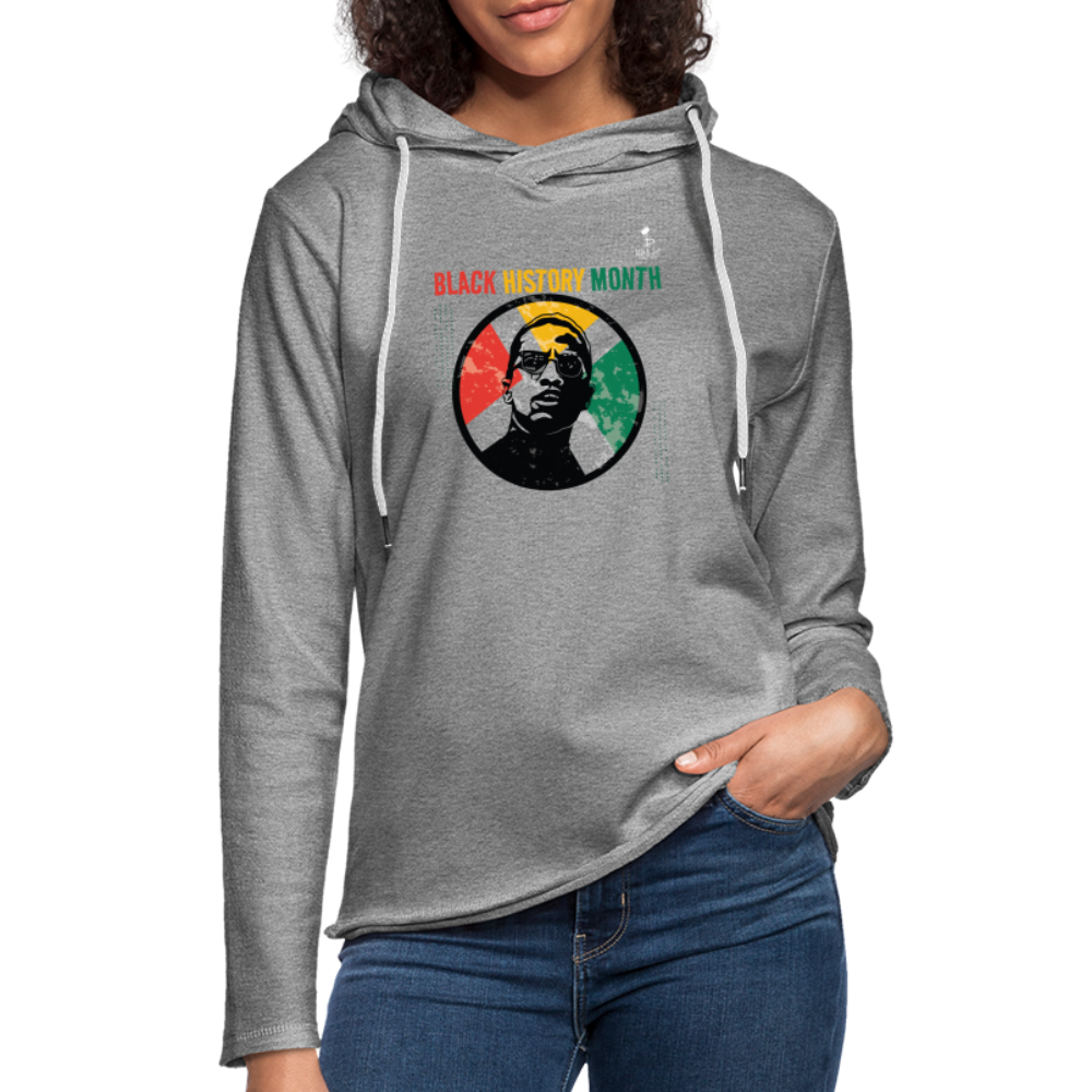Malcom X Lightweight Terry Hoodie - heather gray