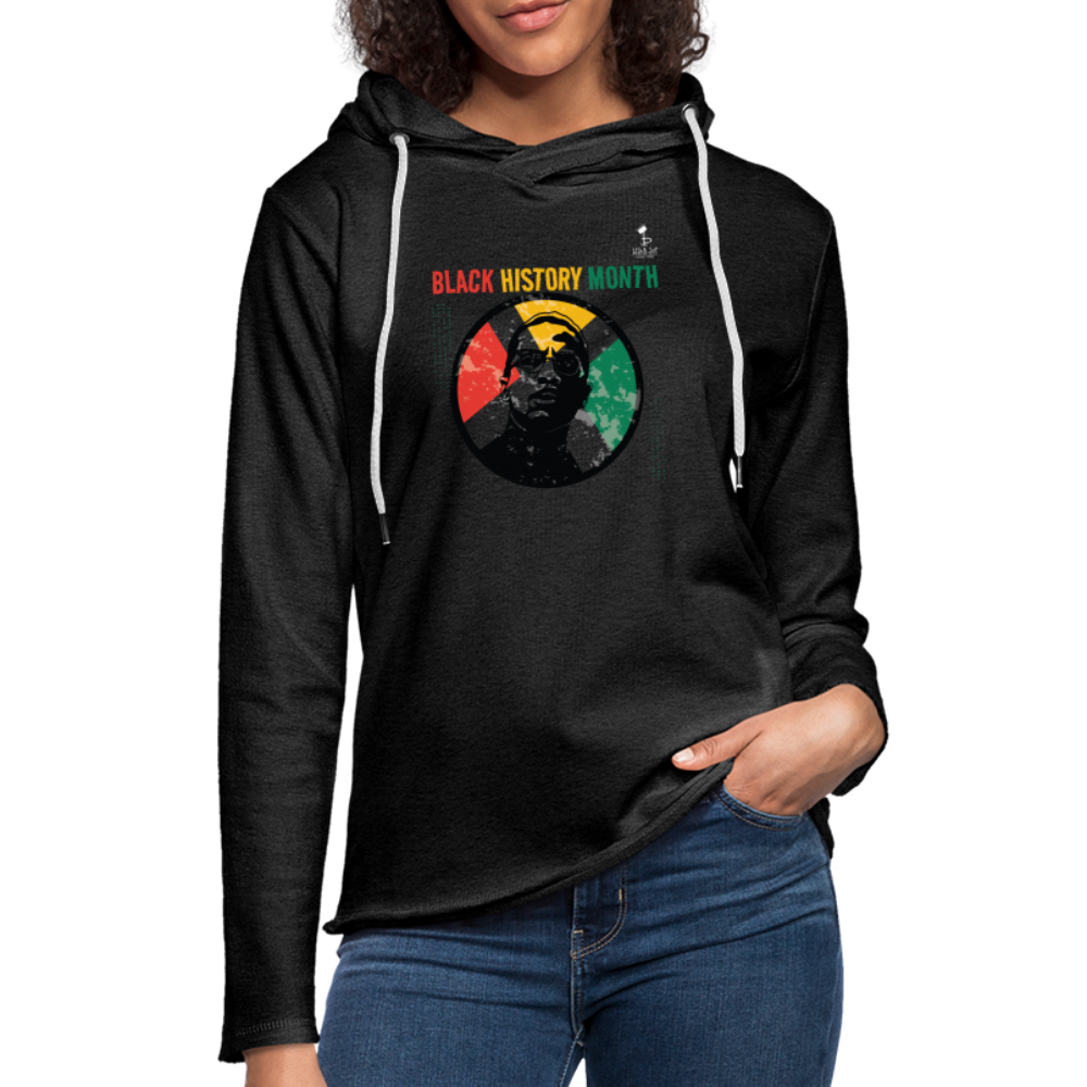 Malcom X Lightweight Terry Hoodie - charcoal grey