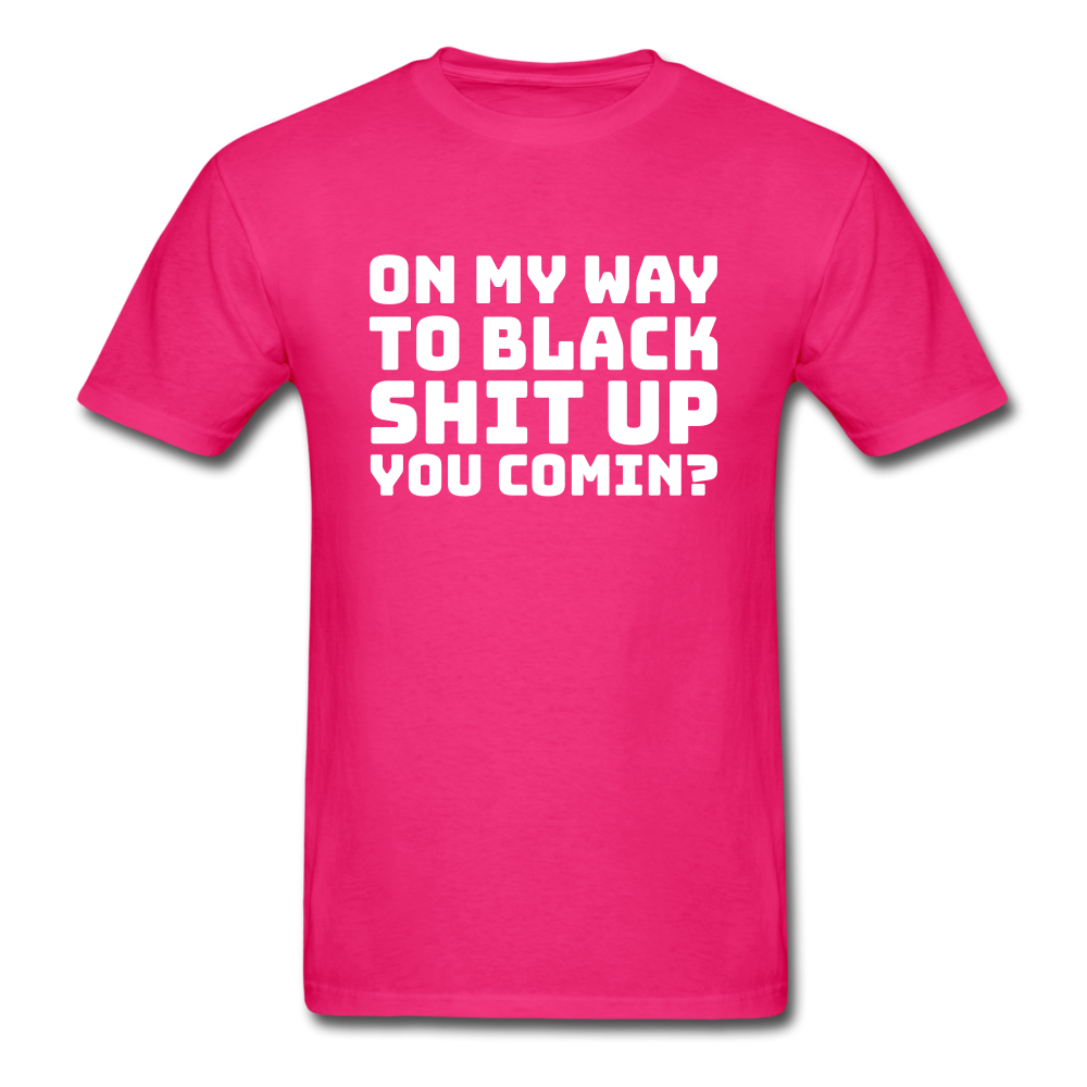 On My Way -  T-Shirt - fuchsia