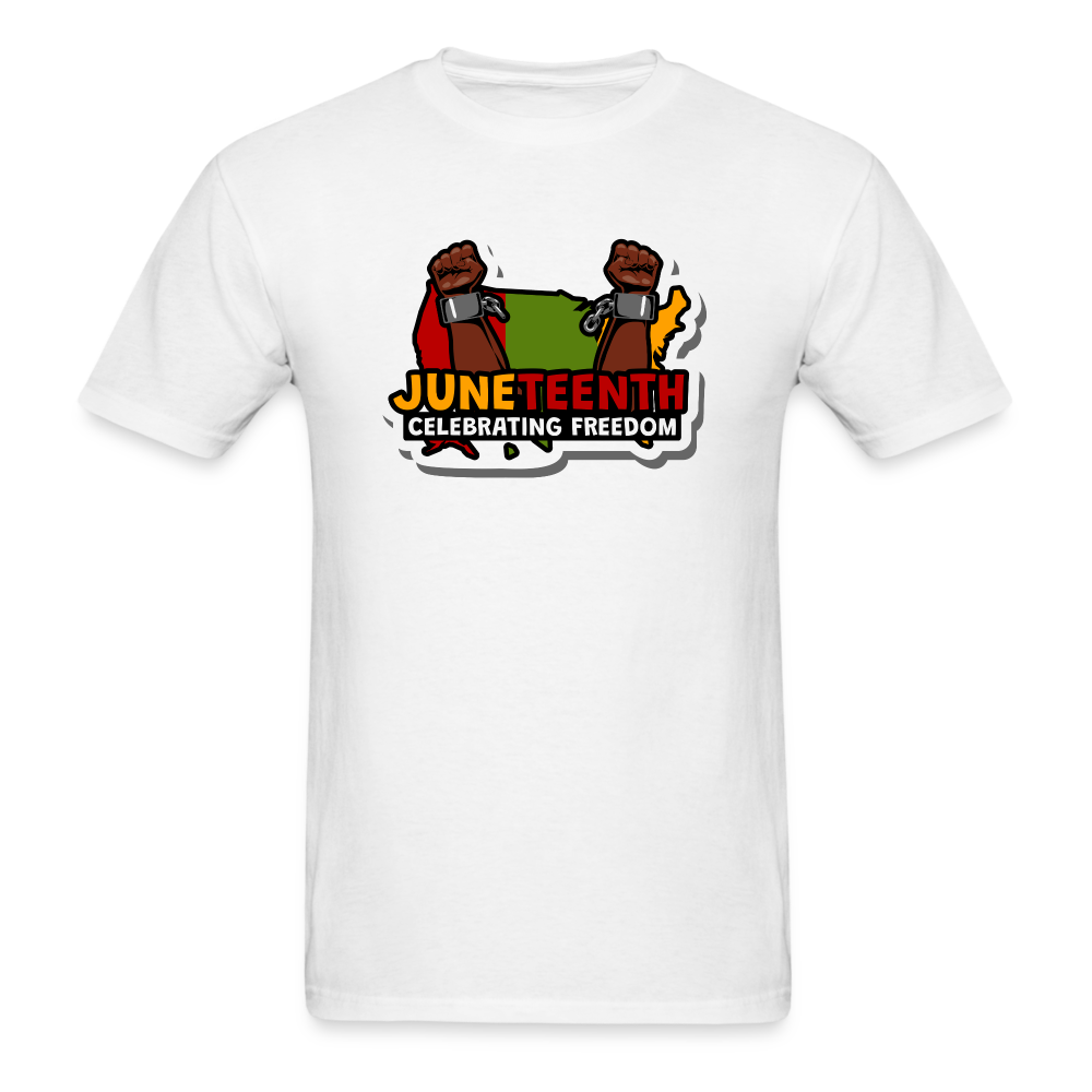 Juneteenth Celebrating Freedom T-Shirt - white