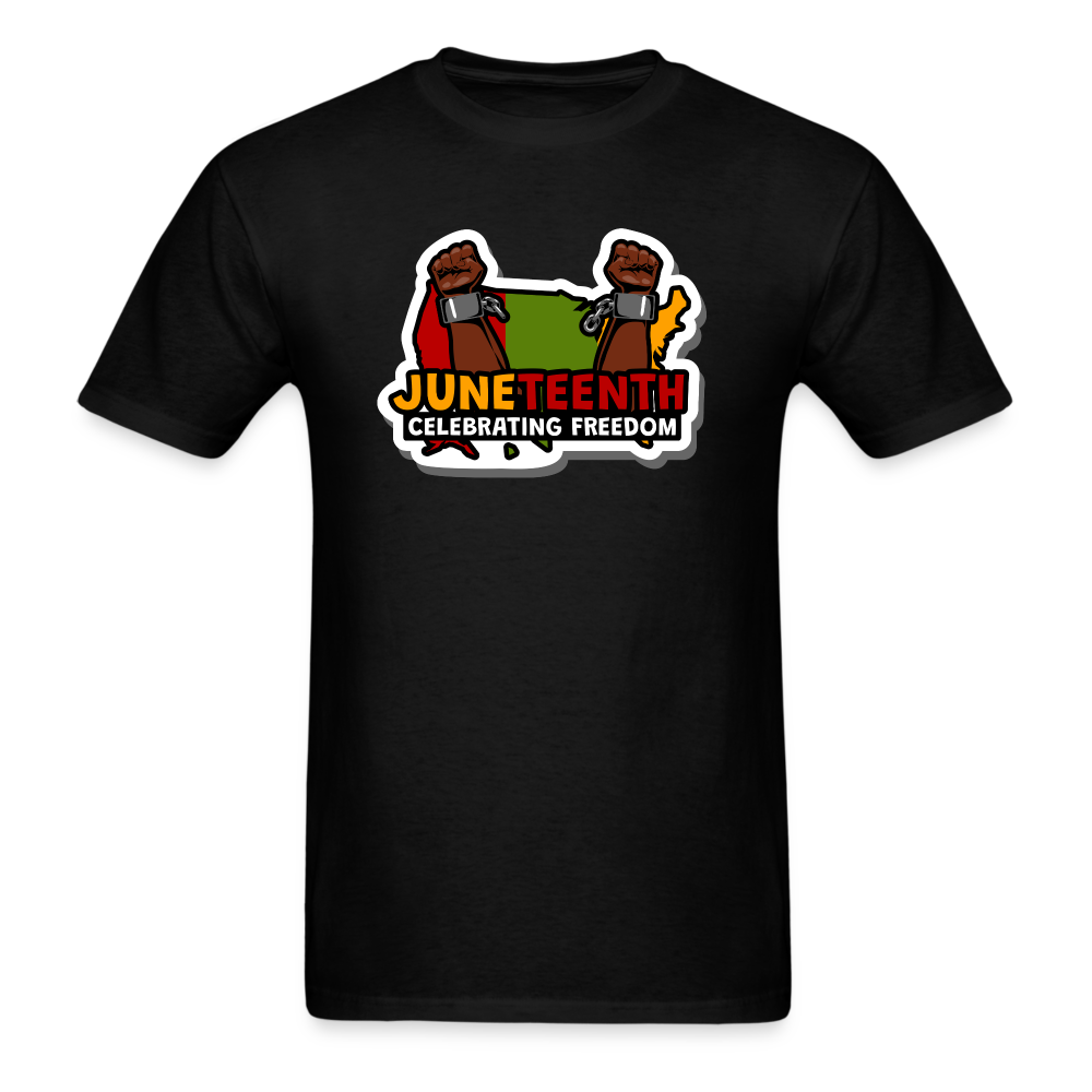 Juneteenth Celebrating Freedom T-Shirt - black