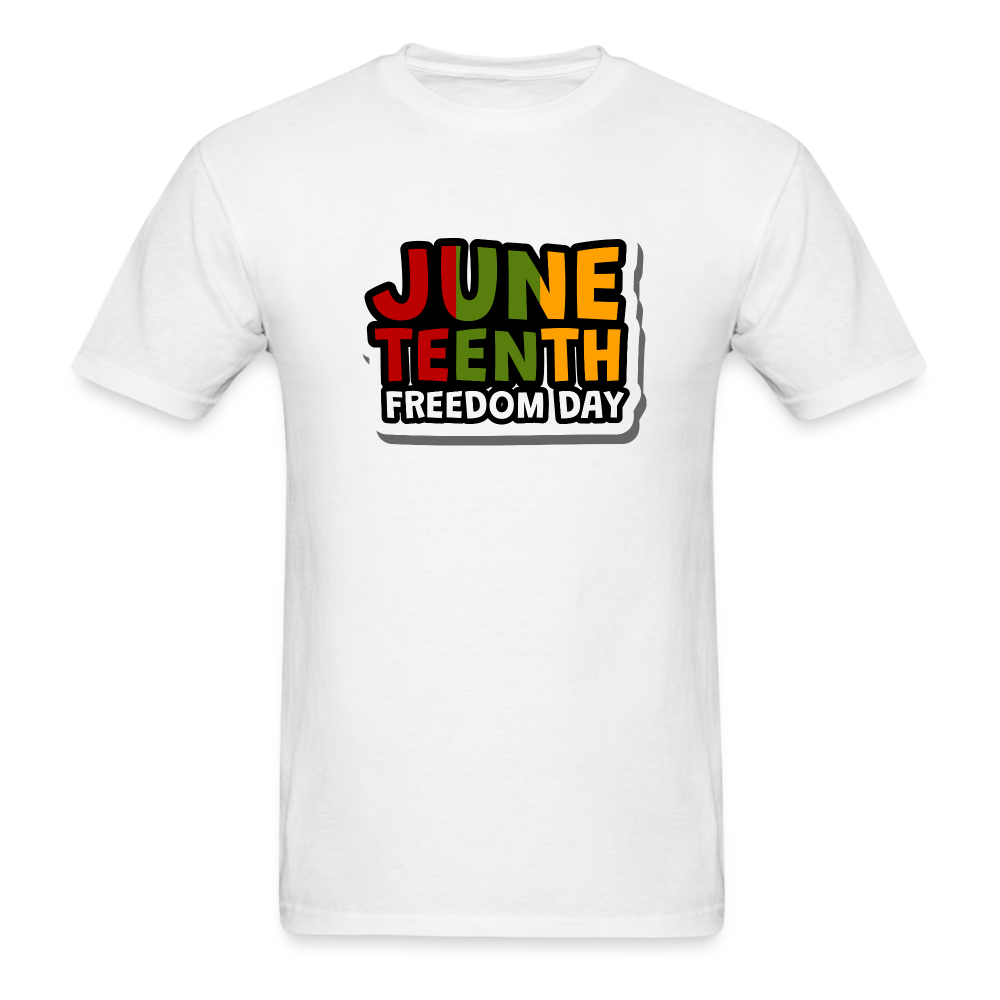Juneteenth Freedom Day T-Shirt - white