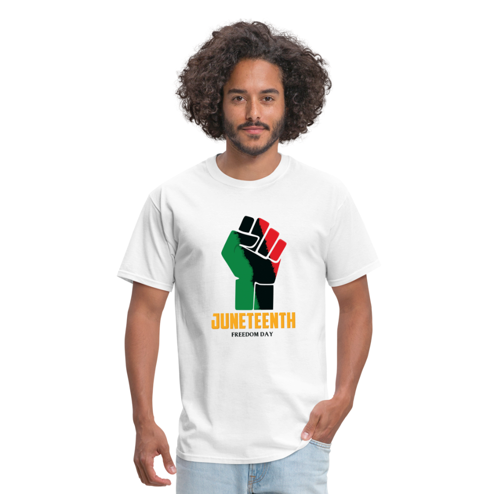 Juneteenth Freedom Day Classic T-Shirt - white