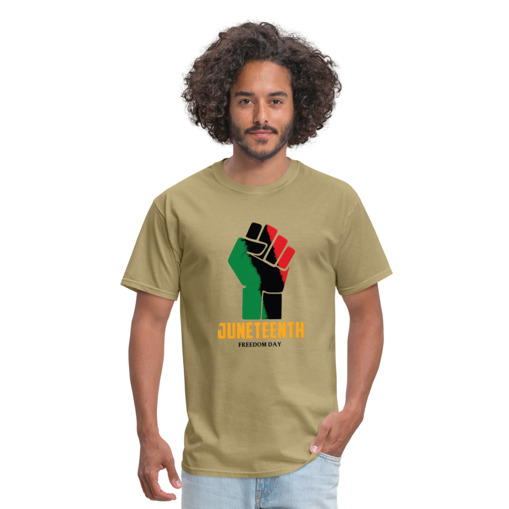 Juneteenth Freedom Day Classic T-Shirt - khaki