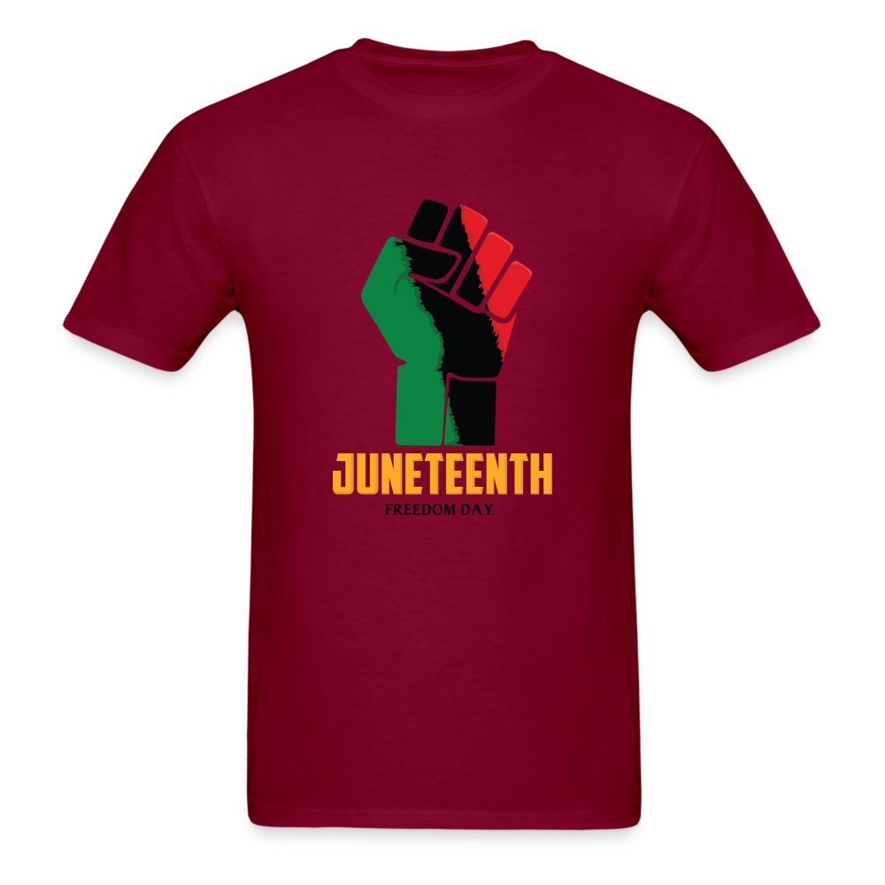 Juneteenth Freedom Day Classic T-Shirt - burgundy