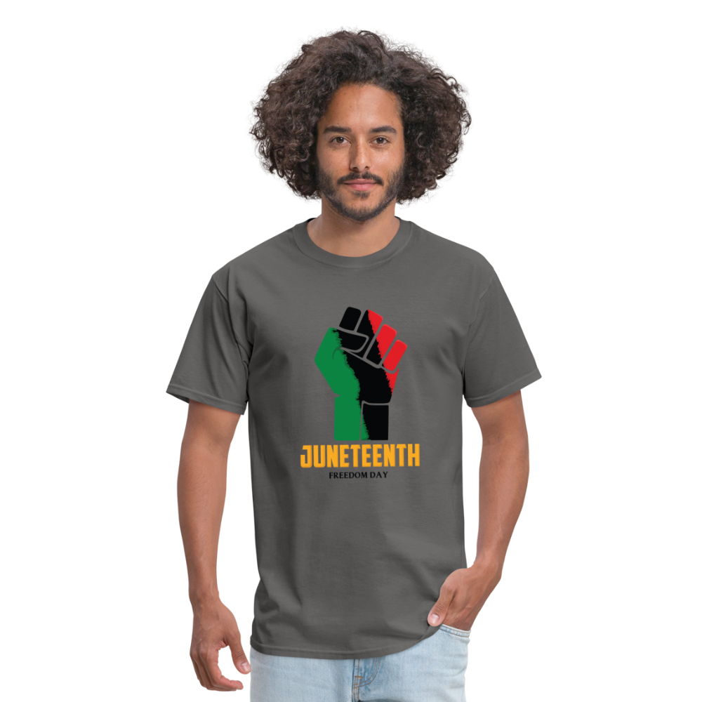 Juneteenth Freedom Day Classic T-Shirt - charcoal