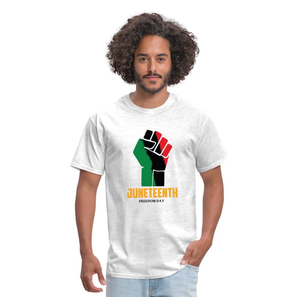 Juneteenth Freedom Day Classic T-Shirt - light heather gray