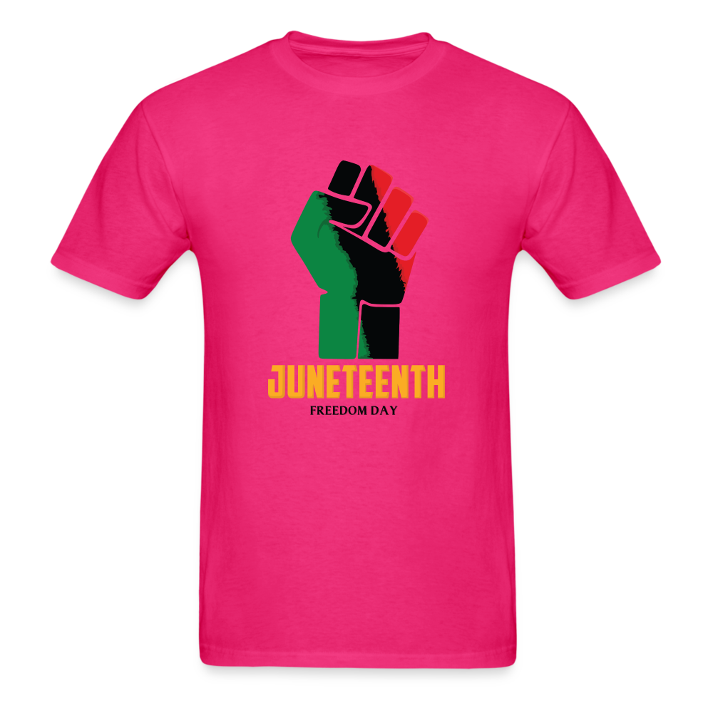 Juneteenth Freedom Day Classic T-Shirt - fuchsia