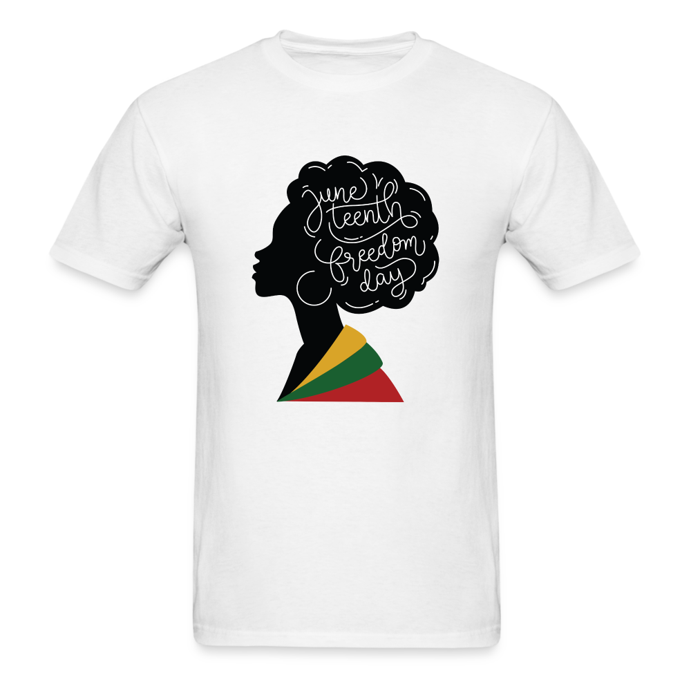 Juneteenth Freedom Celebration T-Shirt - white