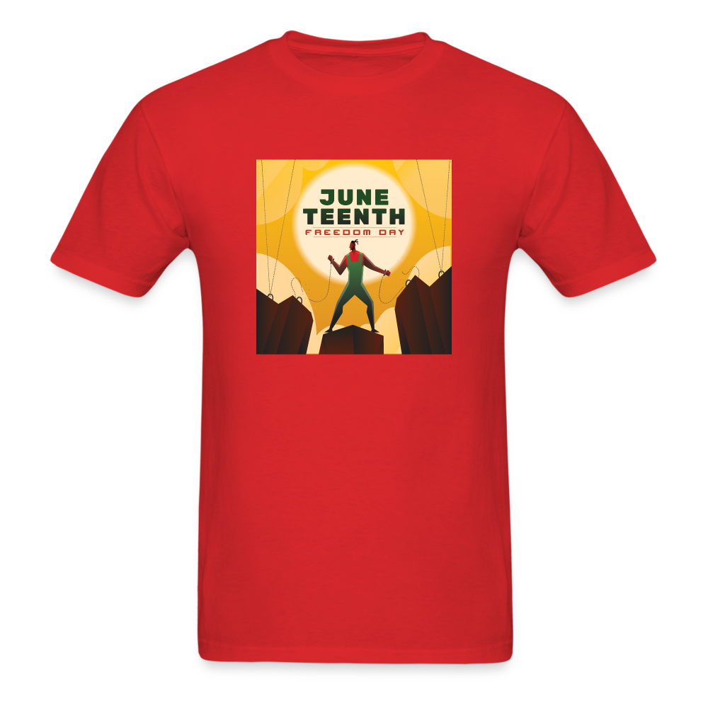 Juneteenth Break Away T-Shirt - red