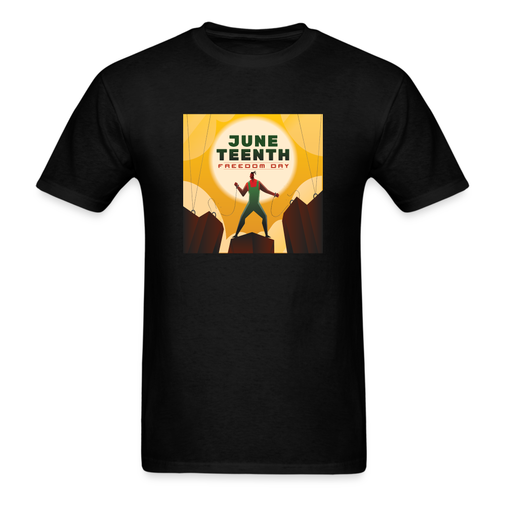 Juneteenth Break Away T-Shirt - black