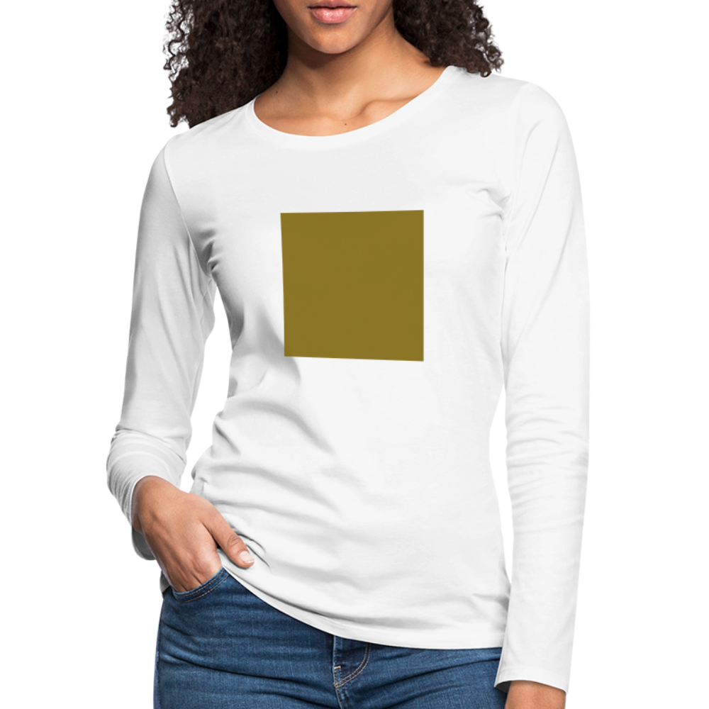 God is Dope - Women's Premium Long Sleeve T-Shirt - white