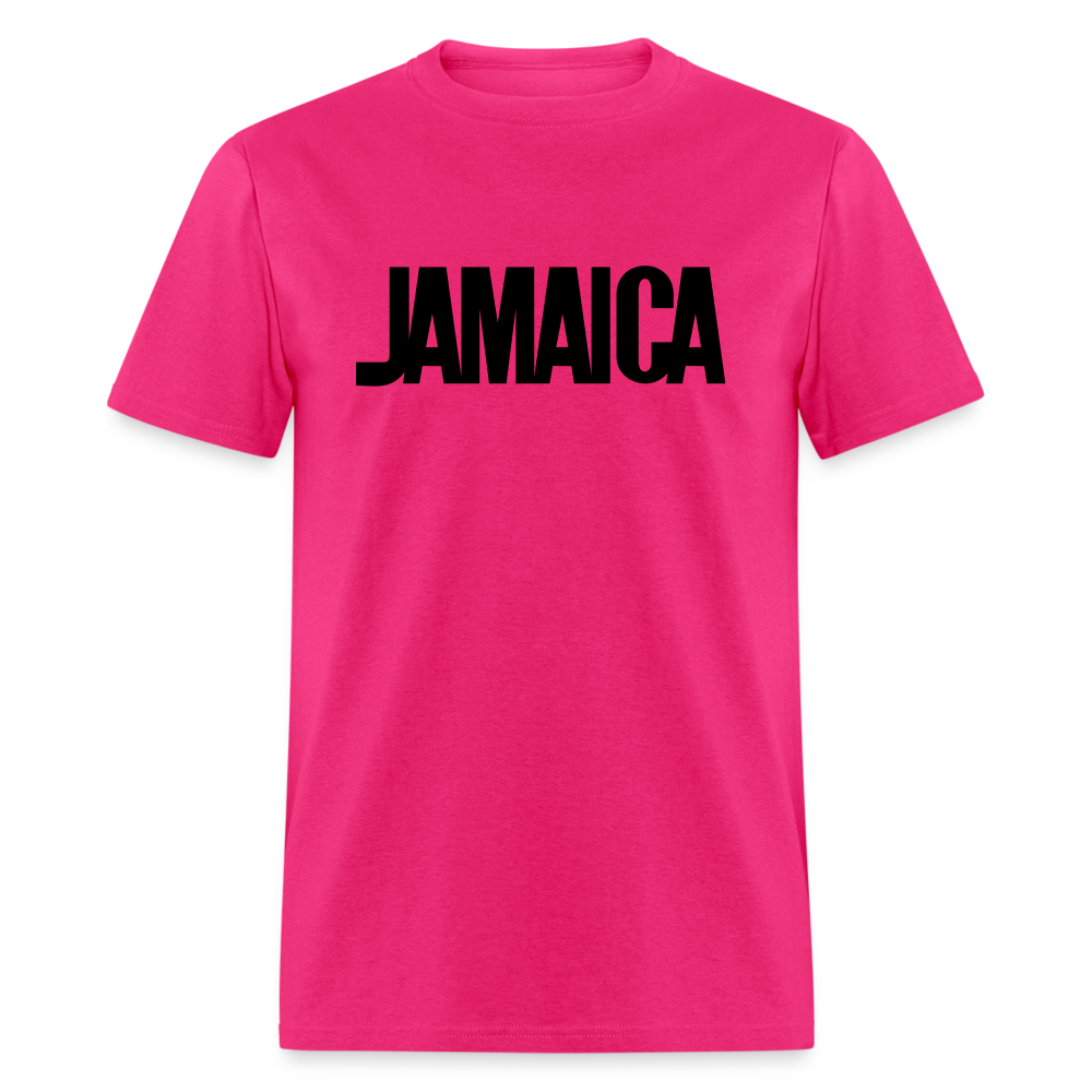 Jamaica Iconic Tourism T-Shirt - fuchsia