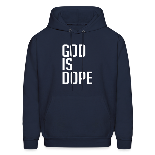 God is Dope Hoodie - navy