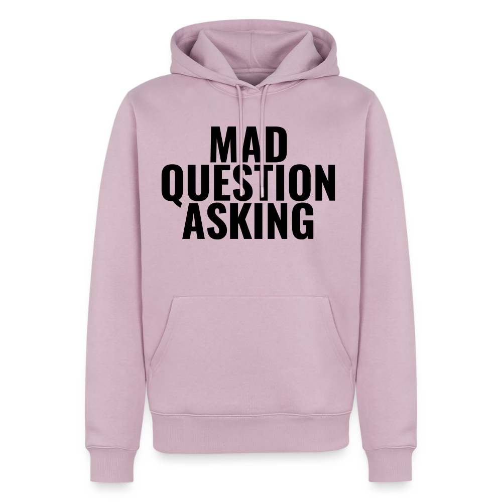 Mad Question Asking Hoodie - dusty pink