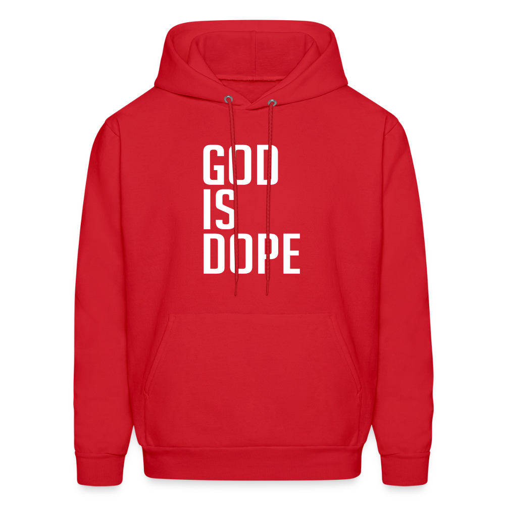 God is Dope Hoodie - red