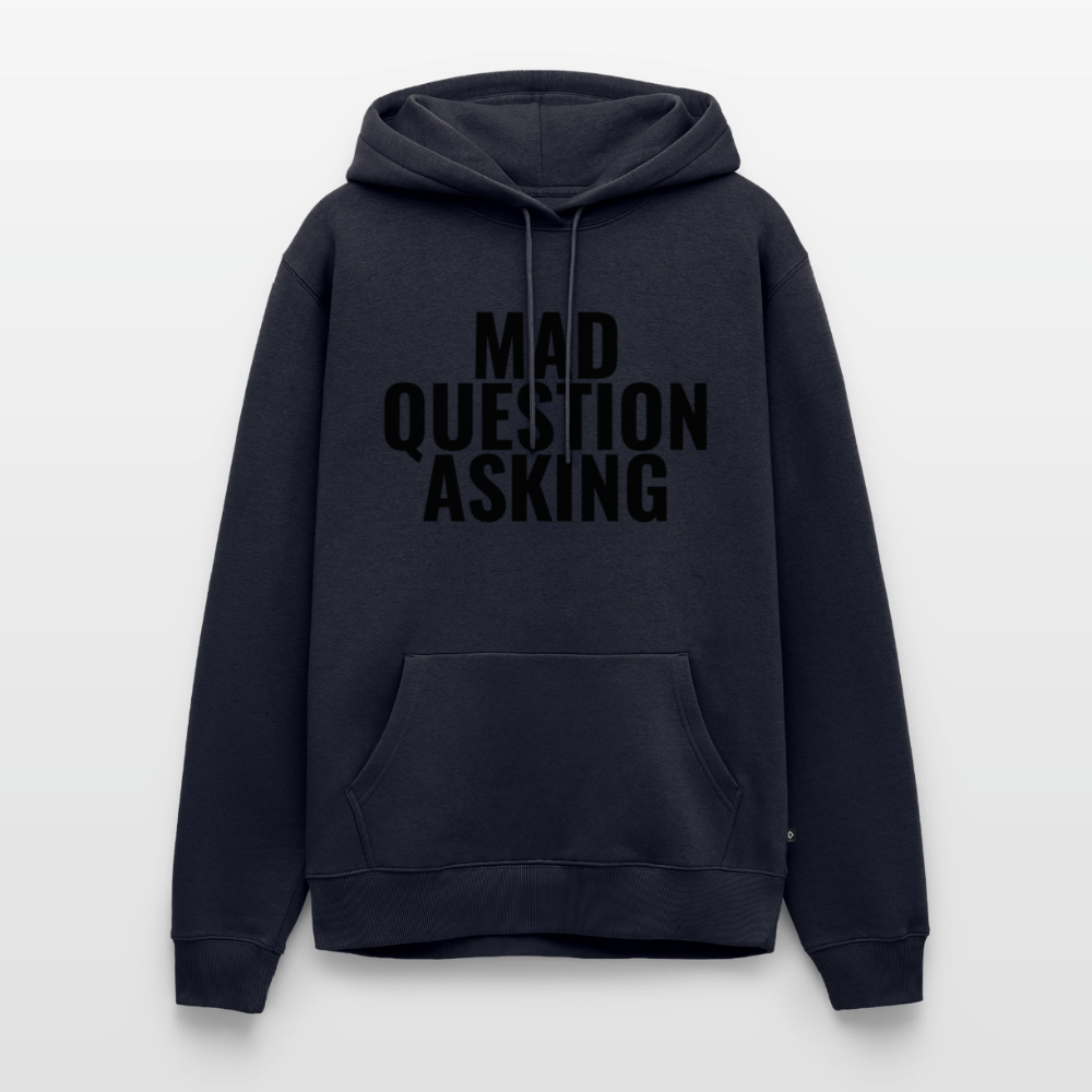 Mad Question Asking Hoodie - navy