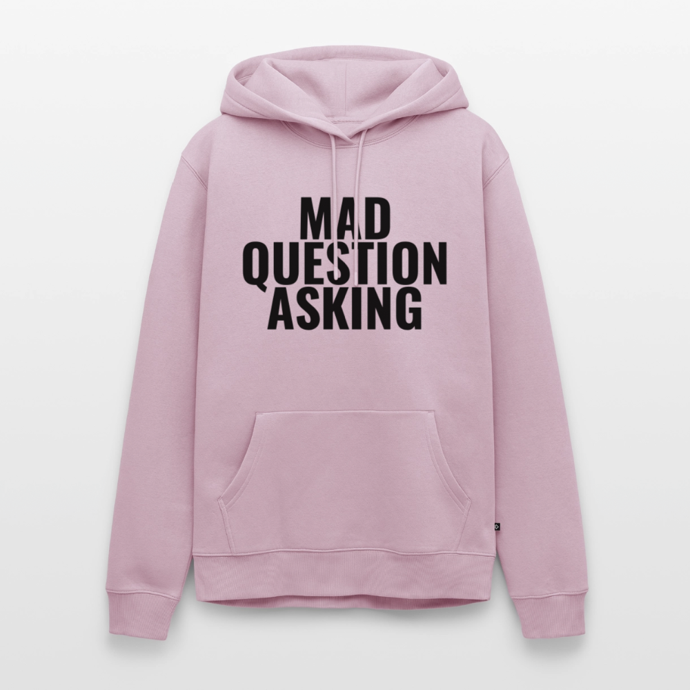 Mad Question Asking Hoodie - dusty pink