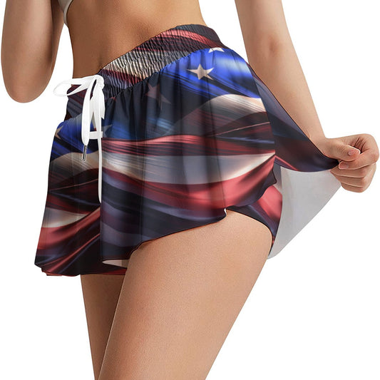 Team USA Women's Sports Skort With Pocket