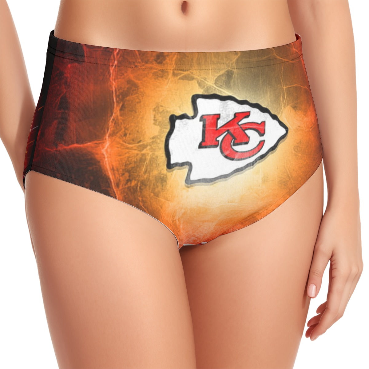 Kansas City Chiefs Women's Swimsuit Set With Halter