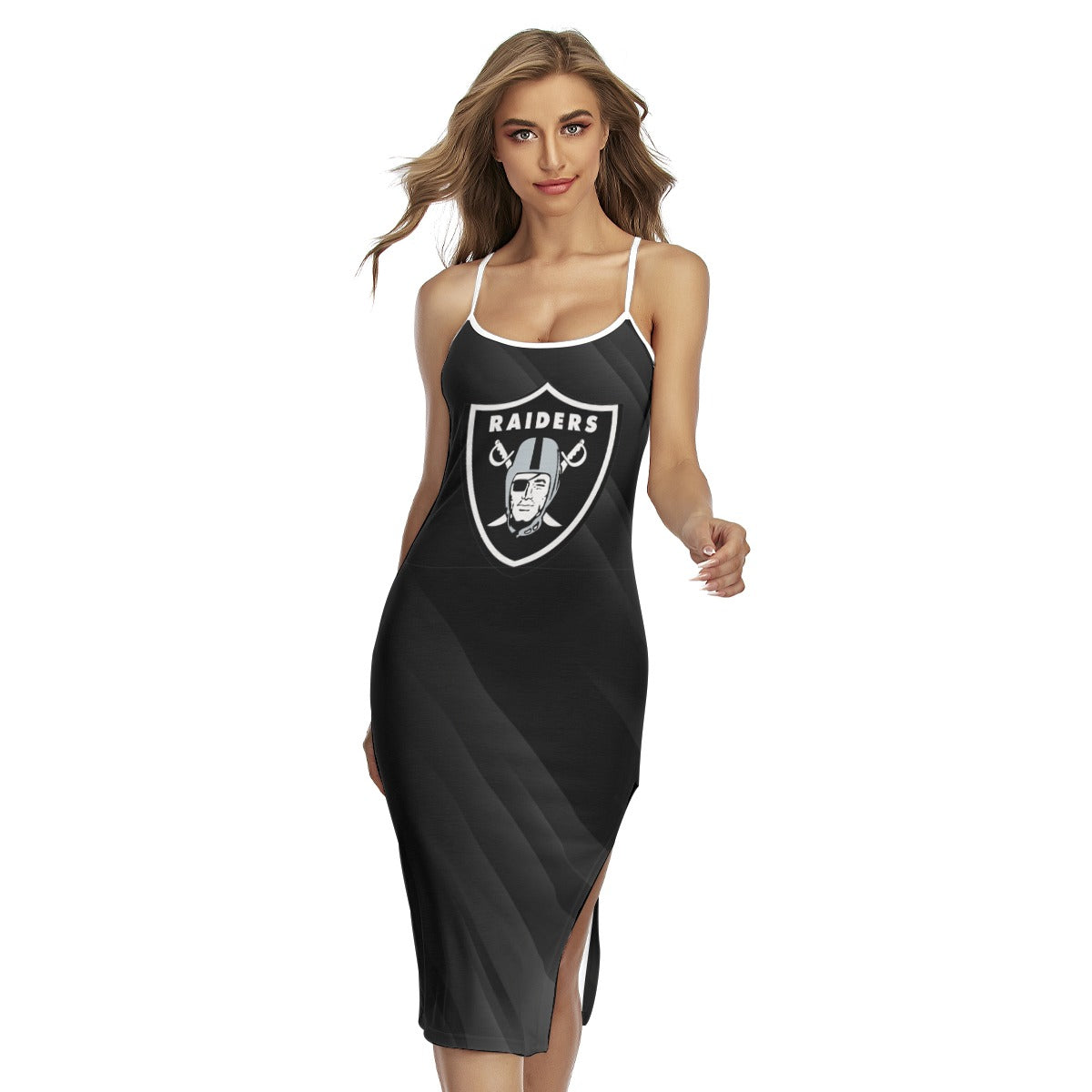 Las Vegas Raiders Pirate Logo Back Cross Cami Dress