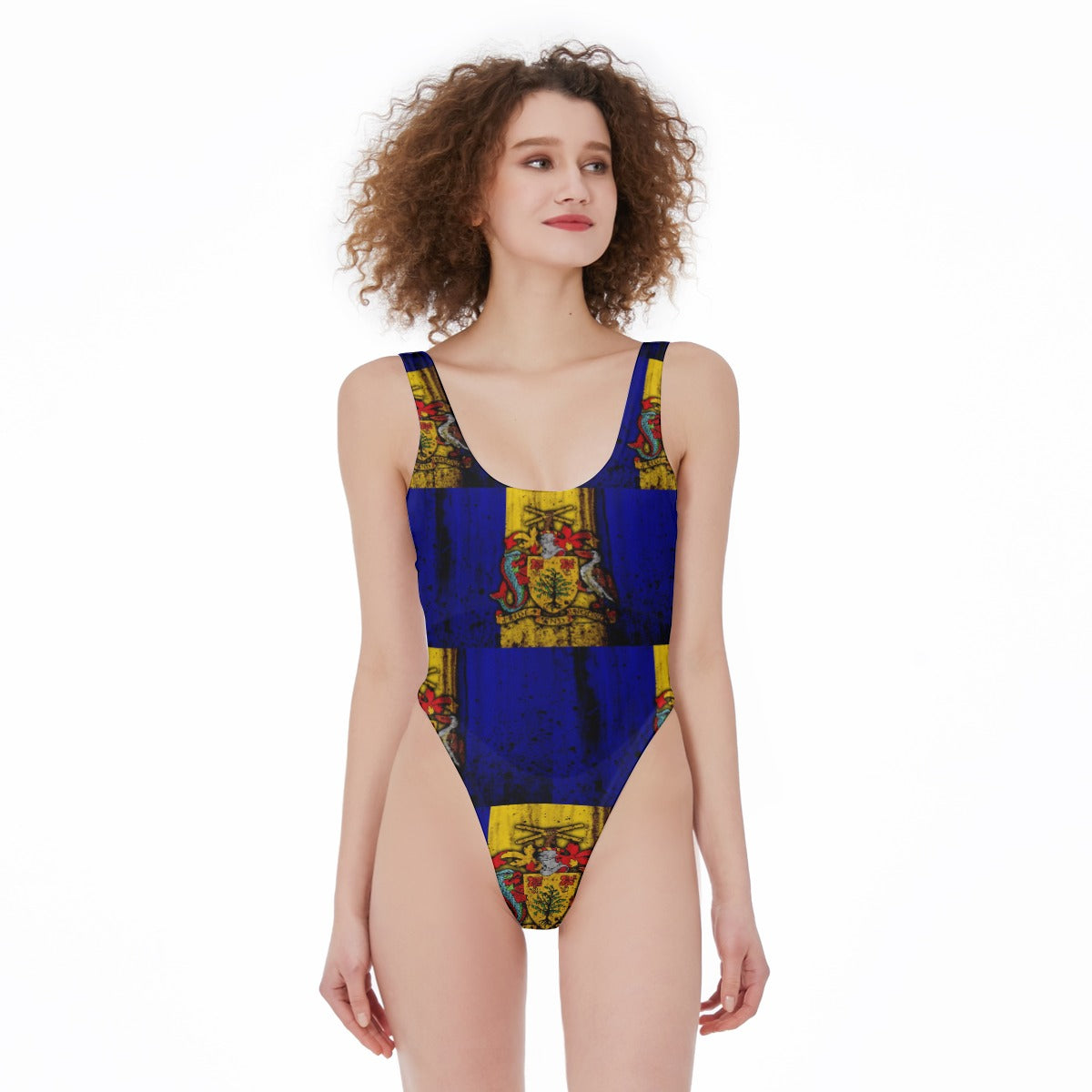 Barbados Women's High Cut One-piece Swimsuit