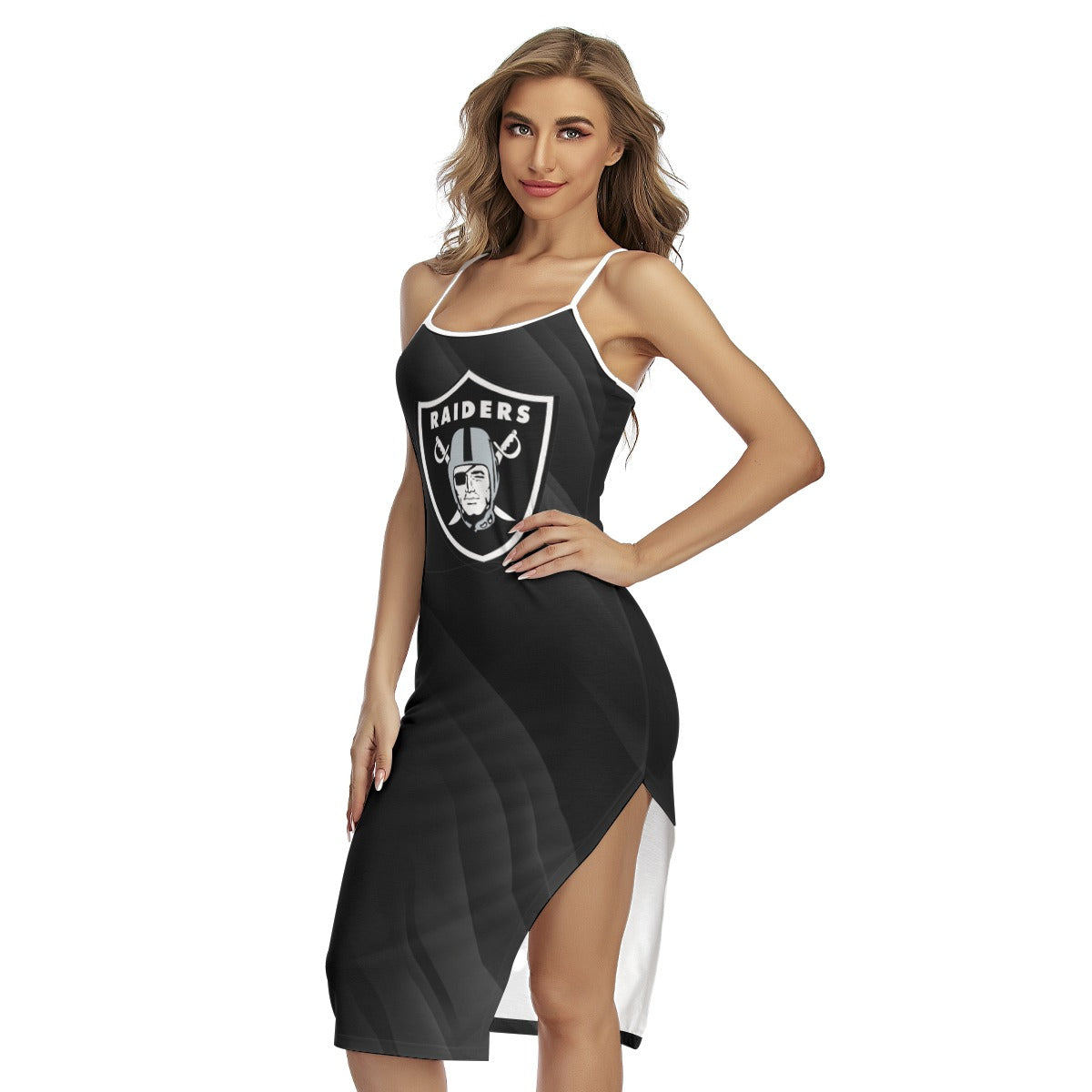 Las Vegas Raiders Pirate Logo Back Cross Cami Dress