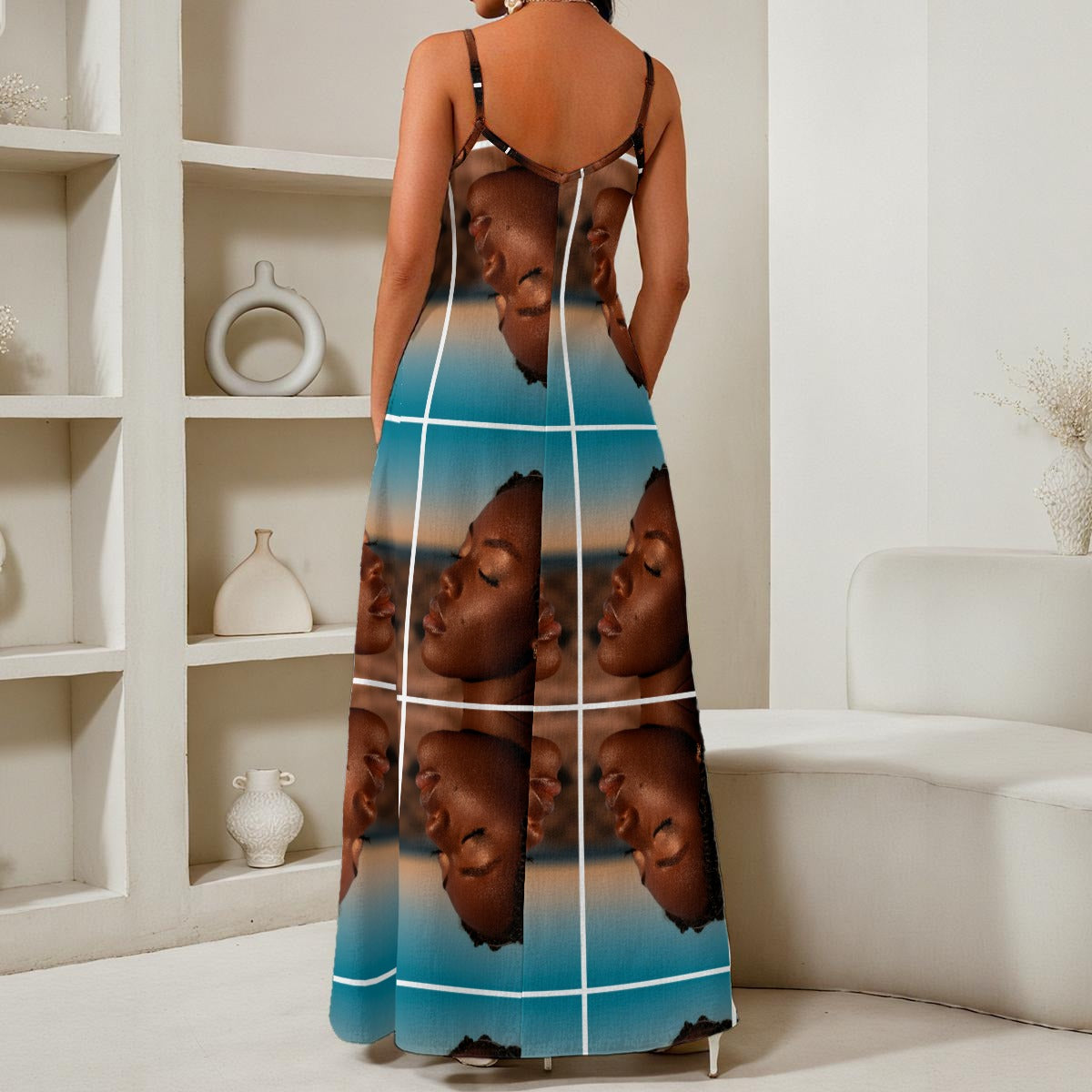 Dark Child V-Neck Maxi Dress