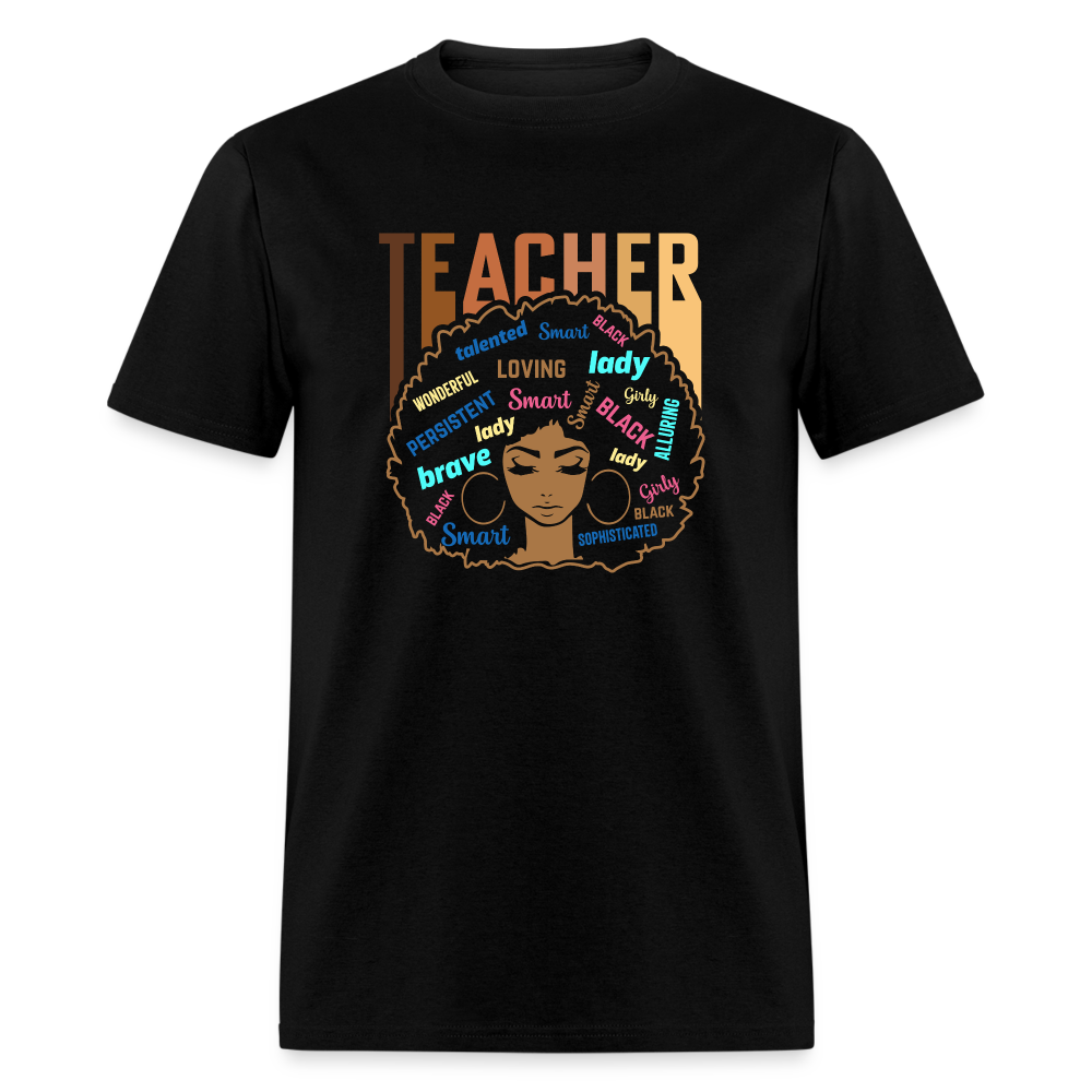 Black Teacher T-Shirt - black
