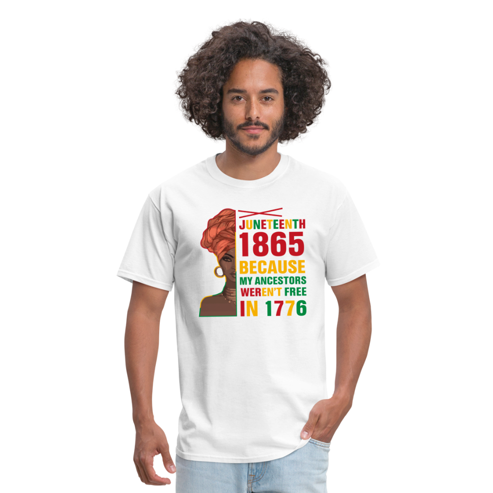 Black Independence Day T-Shirt - white