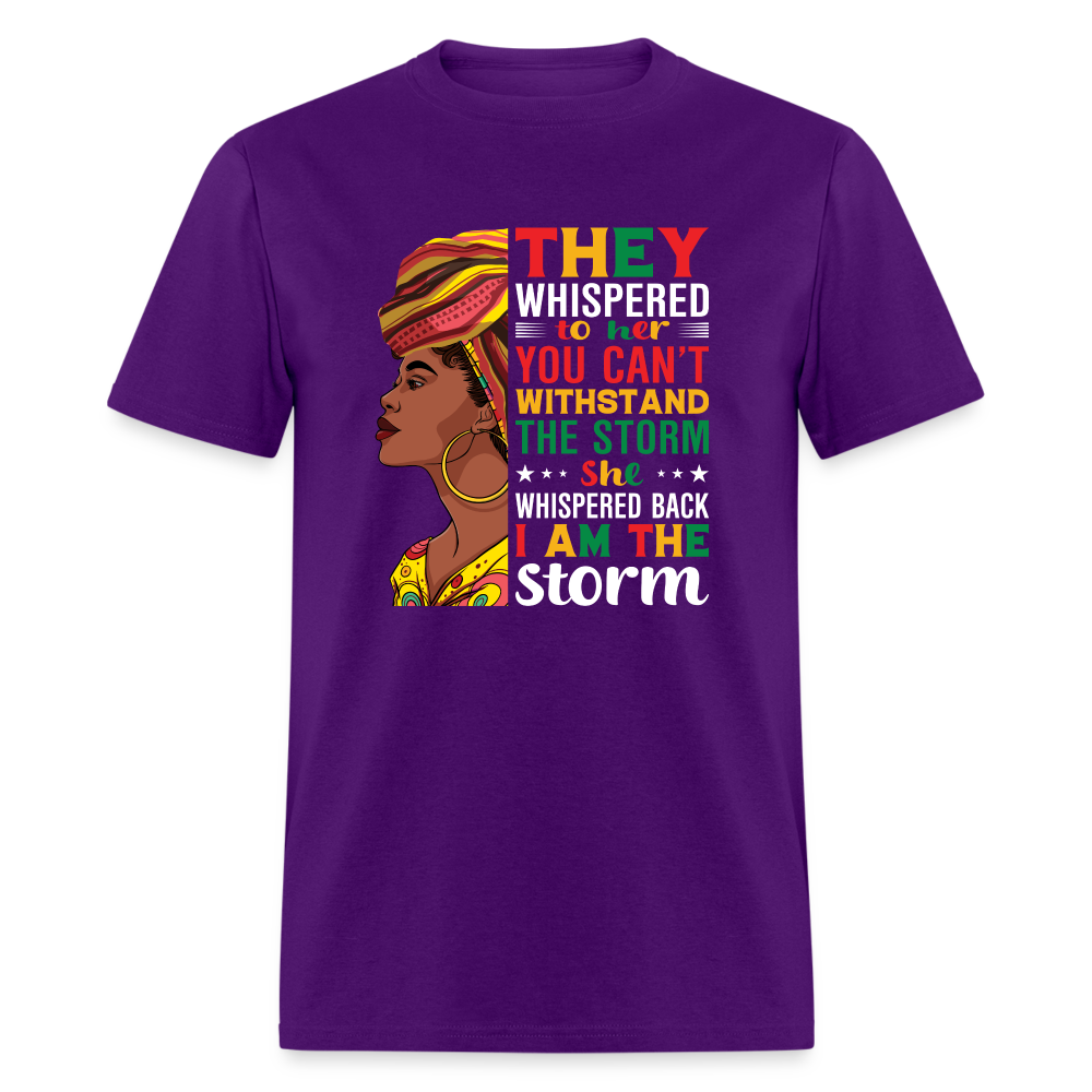 I Am The Storm T-Shirt - purple