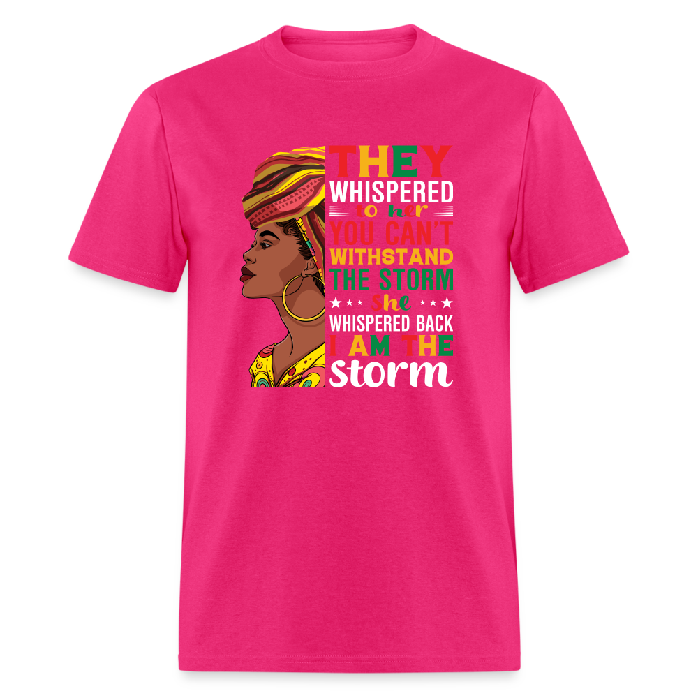 I Am The Storm T-Shirt - fuchsia