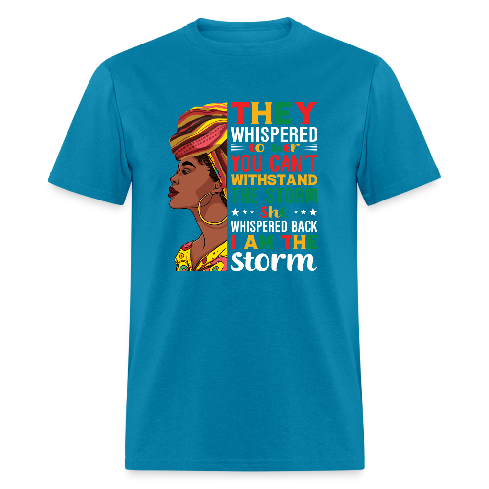 I Am The Storm T-Shirt - turquoise