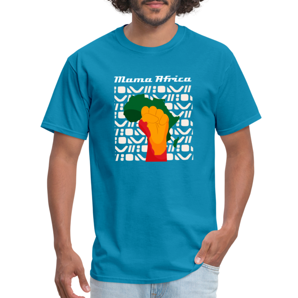 Mama Africa T-Shirt - turquoise