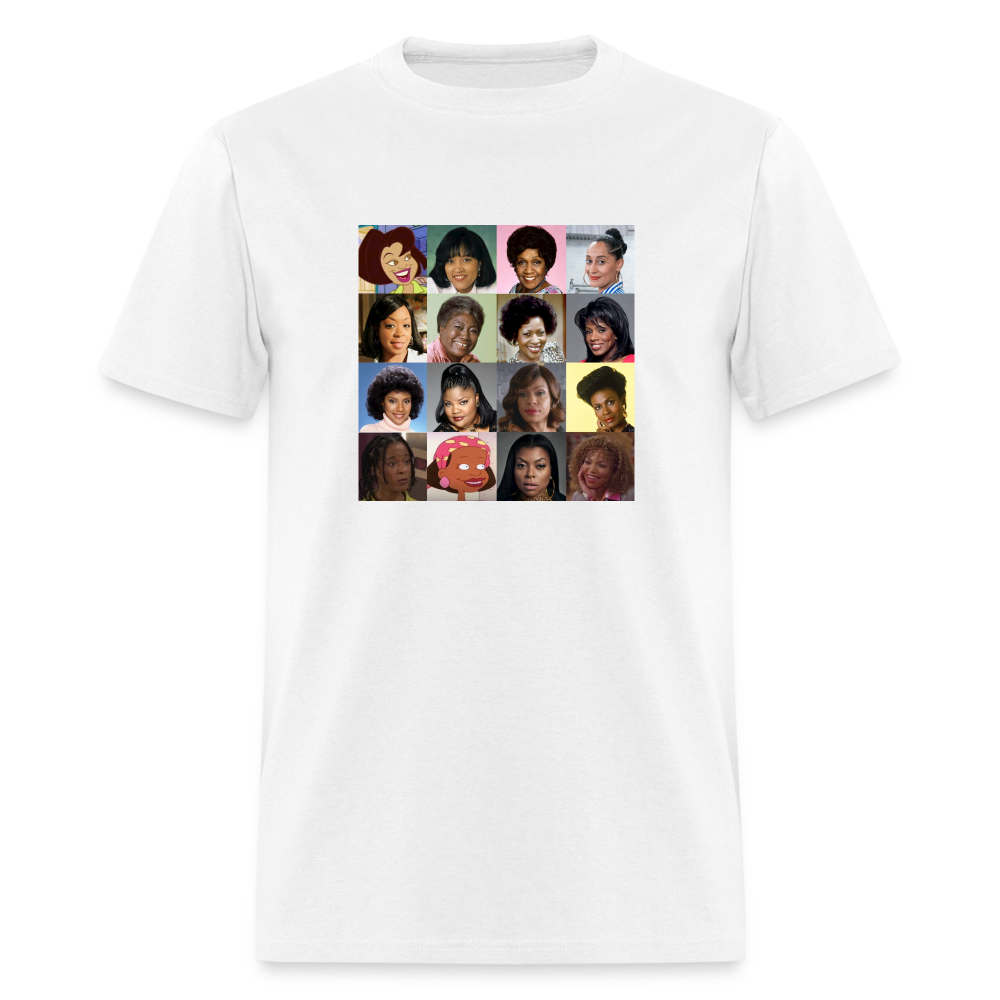 Black TV Moms unisex Classic T-Shirt - white