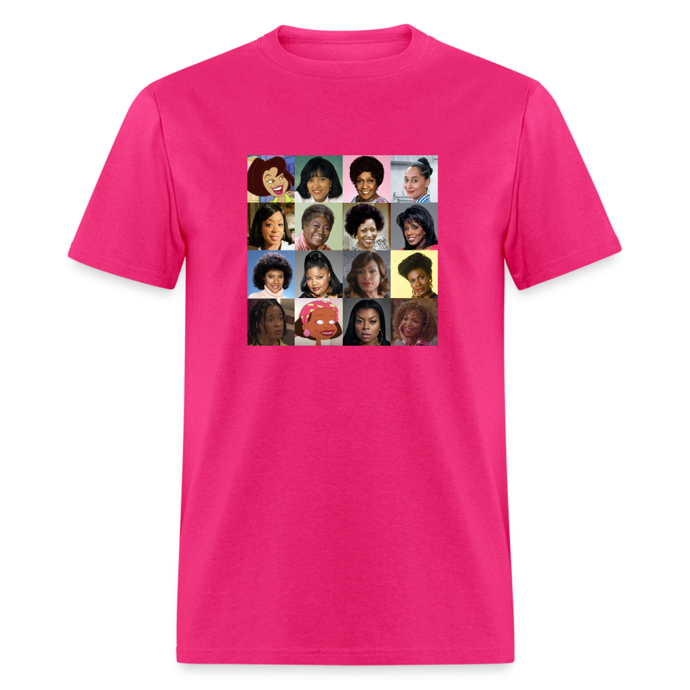 Black TV Moms unisex Classic T-Shirt - fuchsia