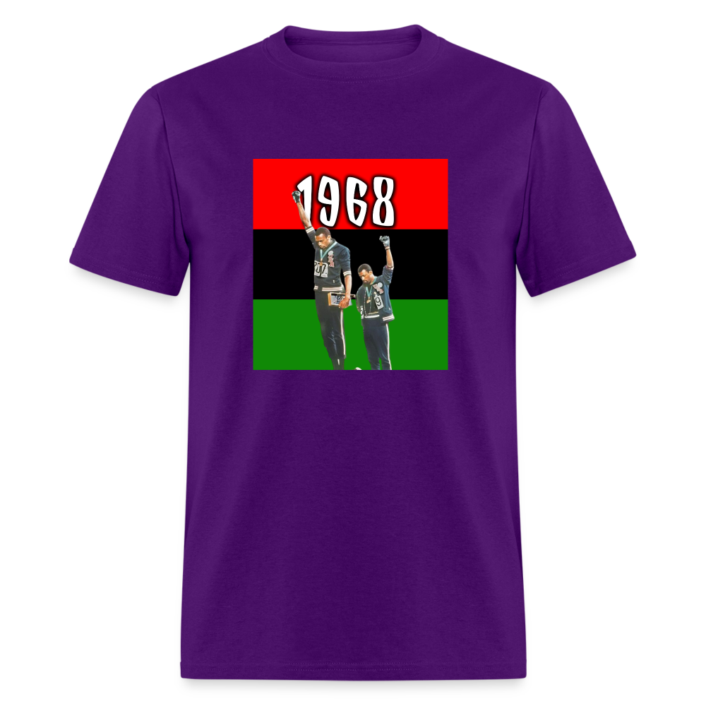 Tommie Smith and John Carlos Unisex T-Shirt - purple