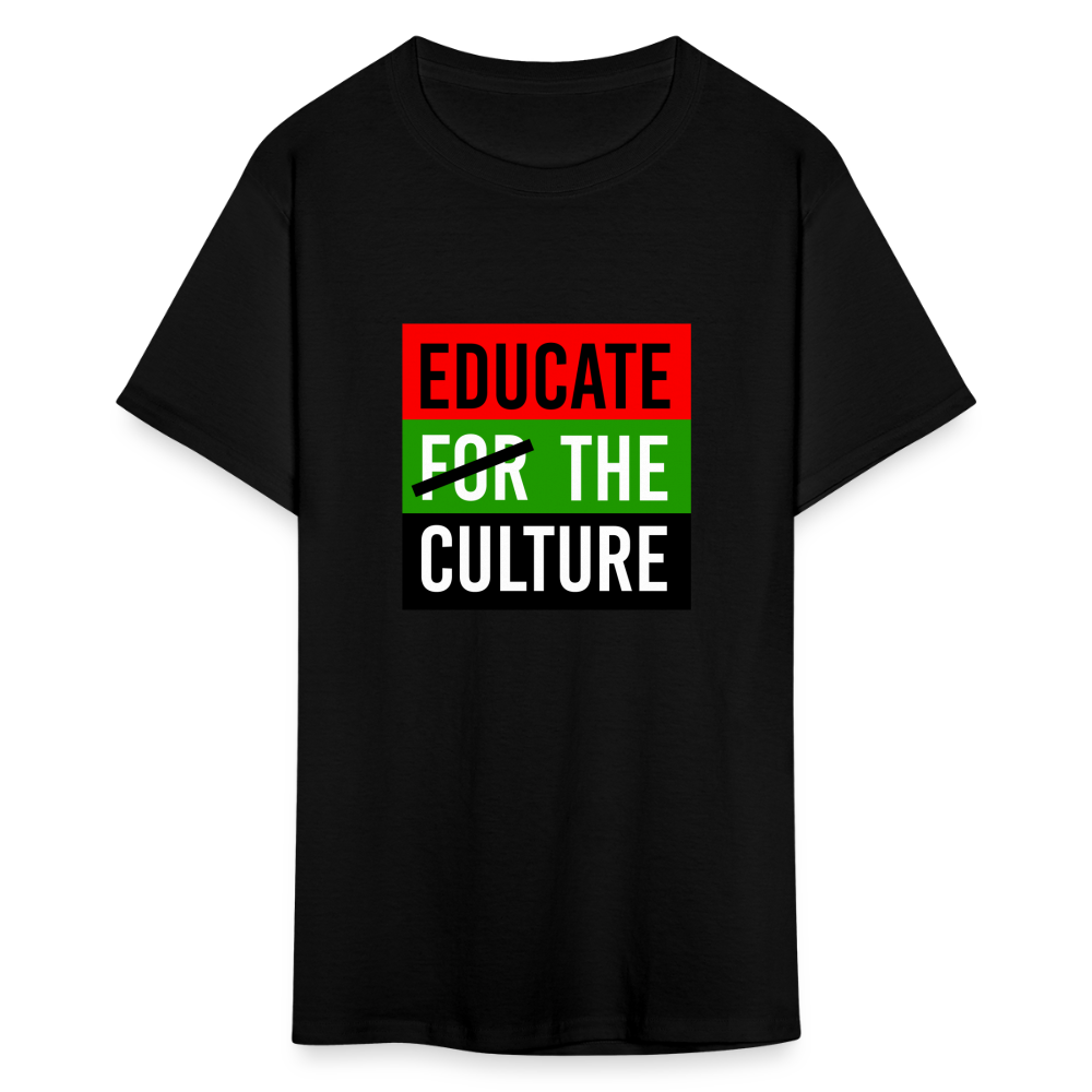 Educate The Culture T-Shirt - black