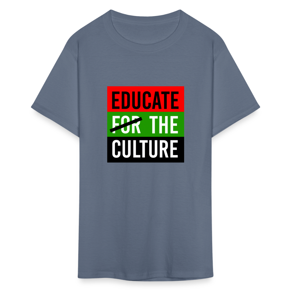 Educate The Culture T-Shirt - denim