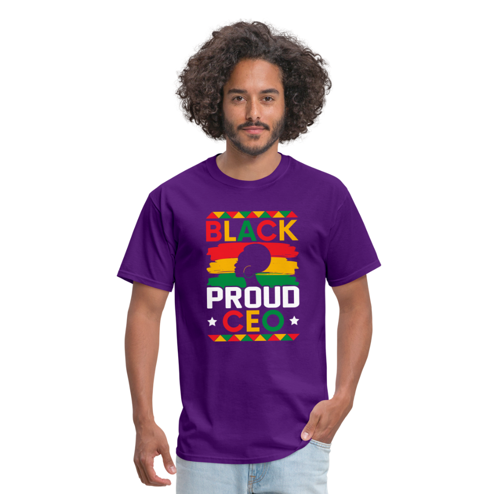 Black CEO - Unisex Classic T-Shirt - purple