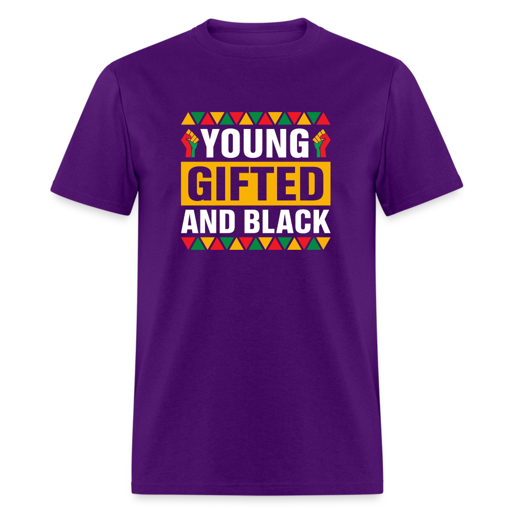 Young, Gifted and Black - Unisex Classic T-Shirt - purple