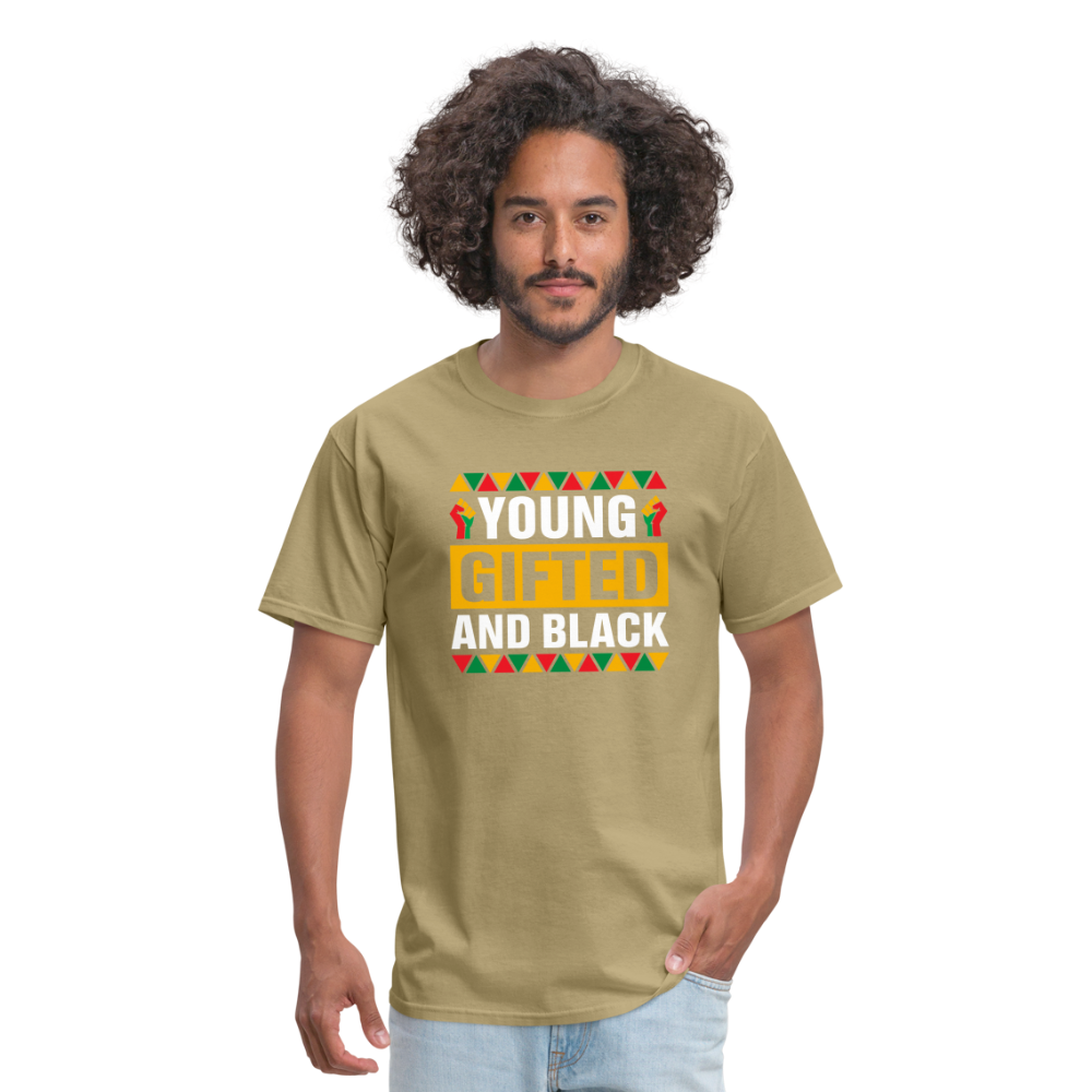 Young, Gifted and Black - Unisex Classic T-Shirt - khaki
