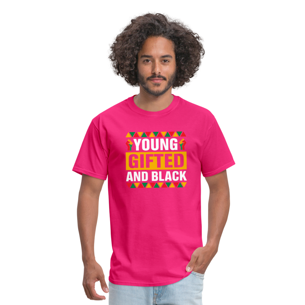Young, Gifted and Black - Unisex Classic T-Shirt - fuchsia