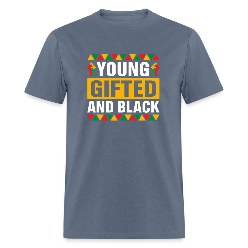 Young, Gifted and Black - Unisex Classic T-Shirt - denim