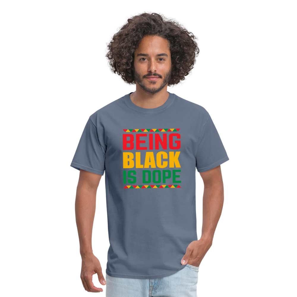 Being Black is Dope - Unisex Classic T-Shirt - denim