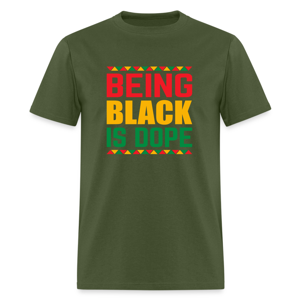 Being Black is Dope - Unisex Classic T-Shirt - military green