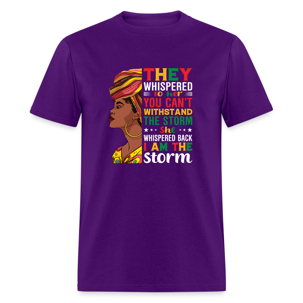 I Am The Storm - Unisex Classic T-Shirt - purple
