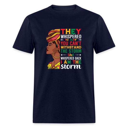 I Am The Storm - Unisex Classic T-Shirt - navy