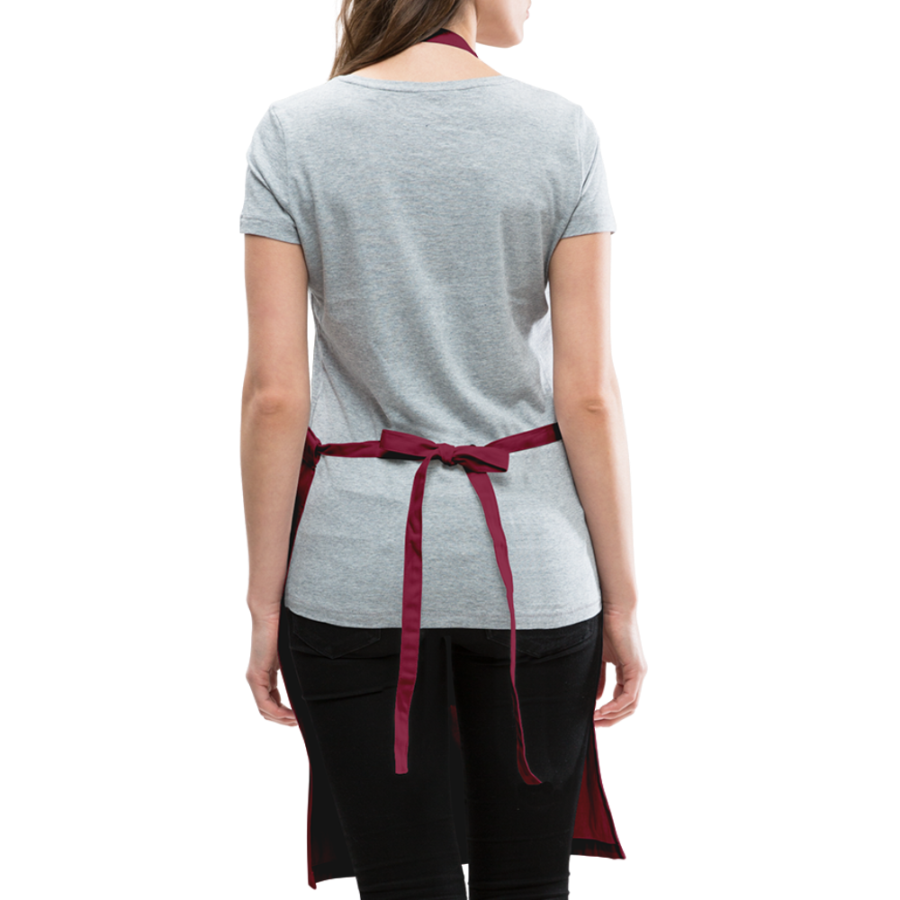 Good Food Good Mood - Adjustable Apron - burgundy